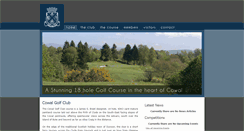 Desktop Screenshot of cowalgolfclub.com